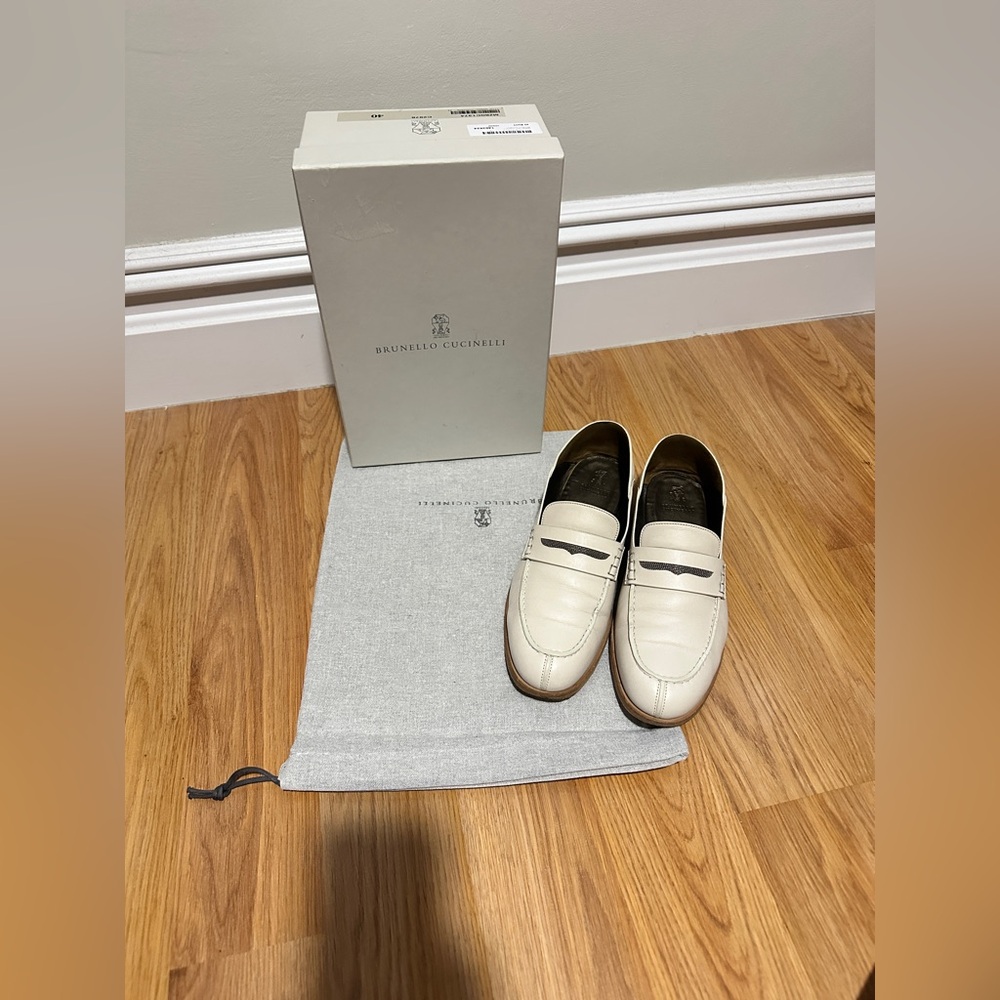 Brunello Cucinelli leather shoes